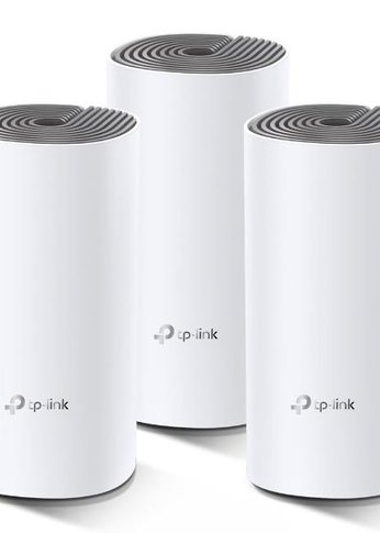 Бесшовный Mesh роутер TP-Link Deco E4 (DECO E4(3-PACK)) AC1200 10/100BASE-TX (упак.:3шт)