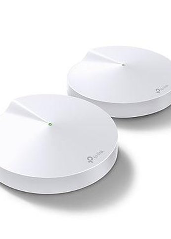 Бесшовный Mesh роутер TP-Link Deco M5 (DECO M5(2-PACK)) AC1300 10/100/1000BASE-TX белый (упак.:2шт)