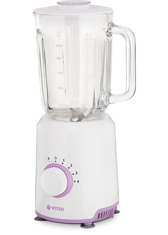 Блендер стационарный Vitek VT-8512 700Вт белый/розовый