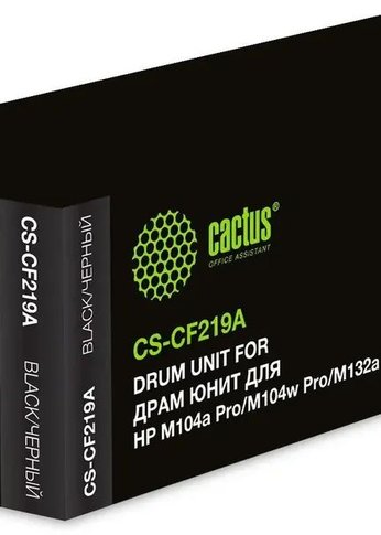 Блок фотобарабана Cactus CS-CF219A CF219A черный ч/б:12000стр. для M104a Pro/M104w Pro/M132a Pro/M132fn Pro HP