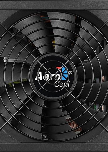 Блок питания 1000W ATX Aerocool KCAS PLUS 1000GM V2 80+ gold (24+8+4+4pin) APFC 140mm fan 10xSATA Cab Manag RTL