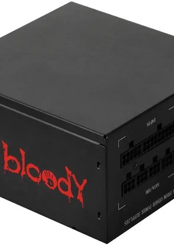 Блок питания 1000W ATX Bloody BD-PS1000G 80+ gold (20+4pin) APFC 140mm fan 12xSATA Cab Manag RTL