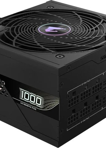 Блок питания 1000W ATX Gigabyte GP-AE1000PM PG5 Gen.5 80+ platinum (20+4pin) APFC 120mm fan 8xSATA Cab Manag RTL