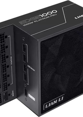 Блок питания 1000W ATX Lian-Li EDGE1000 Gen.5 80+ platinum (20+4pin) APFC 120mm fan 12xSATA Cab Manag RTL