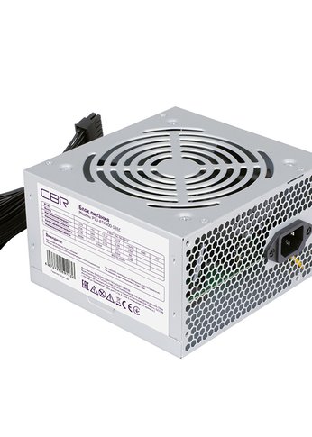 Блок питания 400W ATX CBR 12см fan, 20+4pin/1*4pin/1*IDE/2*SATA, кабель питания 1.2м [PSU-ATX400-12EC]