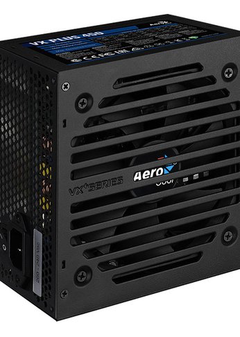 Блок питания 450W ATX Aerocool VX PLUS 450W (24+4+4pin) 120mm fan 2xSATA RTL