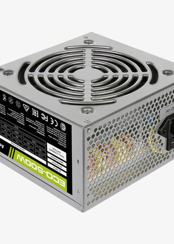 Блок питания 500W ATX Aerocool ECO-500 (24+4pin) 120mm fan 3xSATA RTL