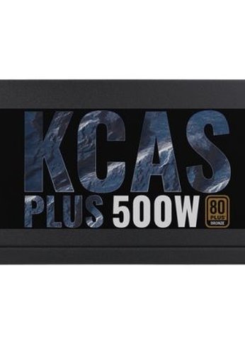 Блок питания 500W ATX Aerocool KCAS PLUS 500 80+ bronze (24+4+4pin) APFC 120mm fan 7xSATA RTL