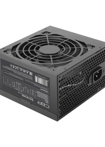 Блок питания 500W ATX CBR 12см fan, 20+4pin/1*4+4pin/1*6+2pin/2*IDE/4*SATA, кабель питания 1.2м, черный [PSU-ATX500-12EC]