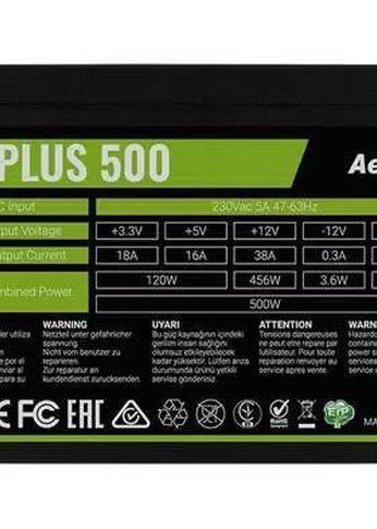 Блок питания 500W ATX Formula AC VX PLUS (20+4pin) 120mm fan 3xSATA RTL