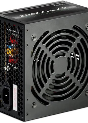 Блок питания 500W ATX Zalman ZM500-LXII (24+4+4pin) APFC 120mm fan 6xSATA RTL
