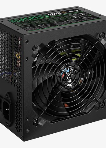 Блок питания 600W ATX Aerocool KCAS PLUS 600 80+ bronze (24+4+4pin) APFC 120mm fan 7xSATA RTL