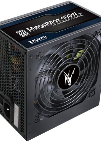 Блок питания 600W ATX Zalman ZM600-TXII V2 80+ (20+4pin) APFC 120mm fan 8xSATA RTL