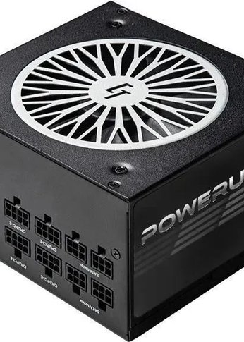 Блок питания 650W ATX Chieftec PowerUp GPX-650FC 80+ gold 24pin APFC 120mm fan 9xSATA Cab Manag RTL