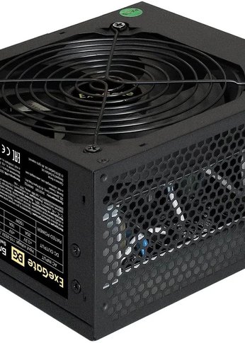 Блок питания 650W ATX Exegate XP650, ATX, black, 12cm fan, 24p+4p, 6/8p PCI-E, 4*SATA, 2*IDE3, FDD (EX259603RUS)