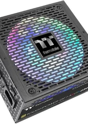 Блок питания 650W ATX Thermaltake Toughpower GF1 ARGB 80+ gold (24+4+4pin) APFC 140mm fan color LED 9xSATA Cab Manag RTL