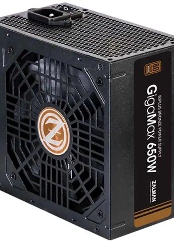 Блок питания 650W ATX Zalman ZM650-GVII 80+ bronze (20+4pin) APFC 120mm fan 5xSATA RTL