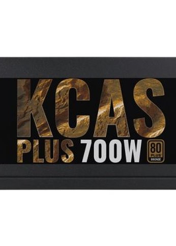 Блок питания 700W ATX Aerocool KCAS PLUS 700 80+ bronze (24+4+4pin) APFC 120mm fan 7xSATA RTL