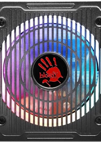 Блок питания 700W ATX Bloody BD-PS700W 80 PLUS WHITE (20+4pin) APFC 120mm fan color LED 6xSATA RTL