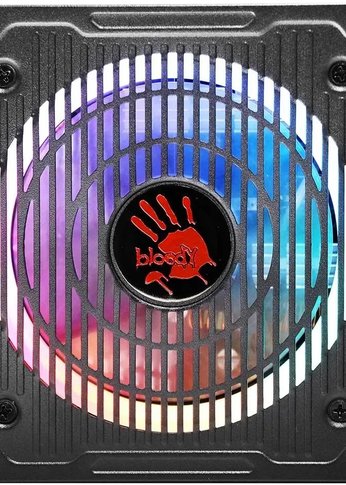 Блок питания 750W ATX Bloody BD-PS750G 80+ gold (20+4pin) APFC 120mm fan color LED 6xSATA Cab Manag RTL