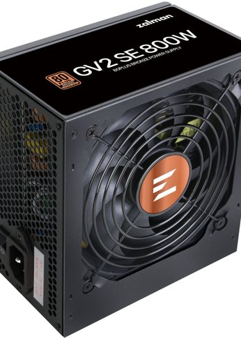 Блок питания 800W ATX Zalman ZM800-GV2SE 12cm fan 20+4pin 2x4+4pin 4xPCI-E 8xSATA 4xMolex Floppy