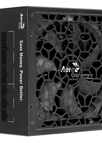 Блок питания 850W ATX Aerocool AERO BRONZE 850M (80+ Bronze, КПД>90%, v2.4, A.PFC, Fan 12cm, Japanese Capacitors)