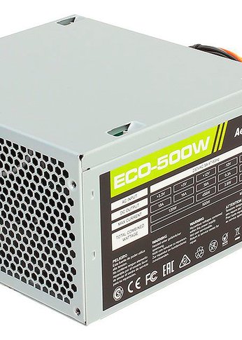 Блок питания Aerocool ATX ECO-500W 500W