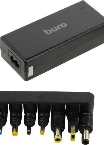 Блок питания Buro BUM-0054B65 автоматический 65W 18.5V-20V 11-connectors 4A от бытовой электросети LED индикатор