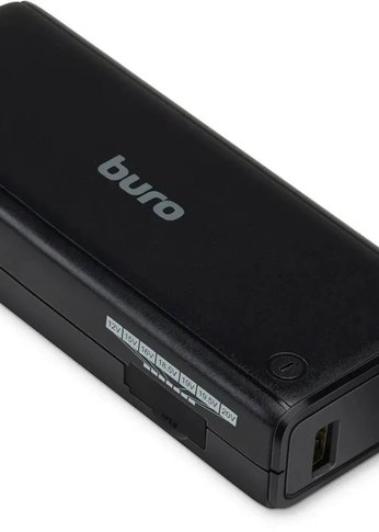 Блок питания Buro BUM-1129М120 ручной 120W 12V-20V 11-connectors 1xUSB 2A от бытовой электросети