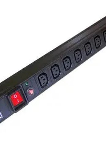 Блок распределения питания Lanmaster TWT-PDU19-10A8C3 гор.размещ. 8xC13 базовые 10A C14