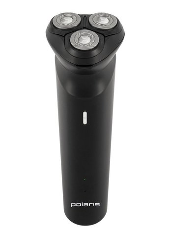 Бритва роторная Polaris PMR 0411RC ProLong 4D Li+ реж.эл.:3 питан.:элек.сеть/аккум. черный