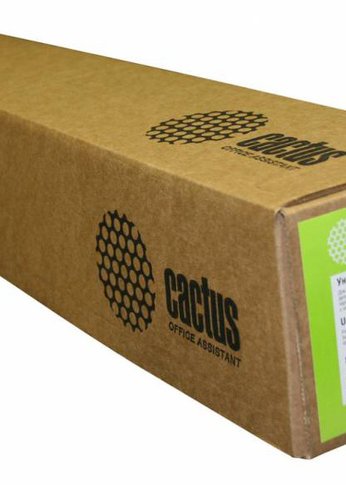 Бумага Cactus CS-LFP80-594175 A1 594мм-175м/80г/м2/белый CIE171% инженерная бумага втулка:76.2мм (3")