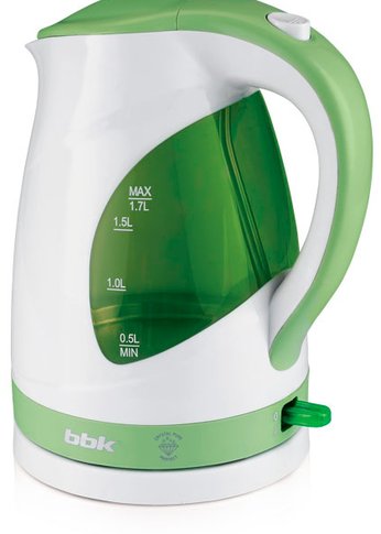 Чайник BBK EK1700P бел/светло-зел