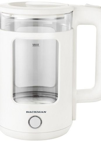 Чайник электрический Backman BM-TEA 716 1,8 л,2,2кВт стекло