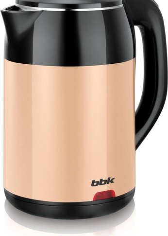 Чайник электрический BBK EK1709P 1.7л 2000Вт черный/бежевый