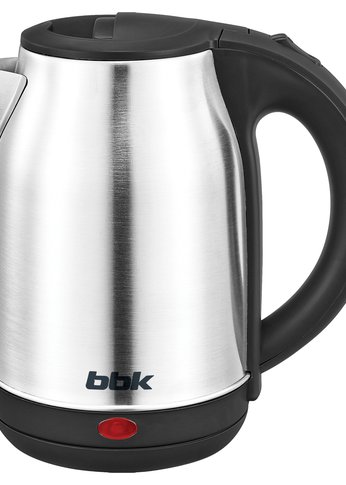 Чайник электрический BBK EK1766S 1.7л 2000Вт черный/нержавеющая сталь (металл)
