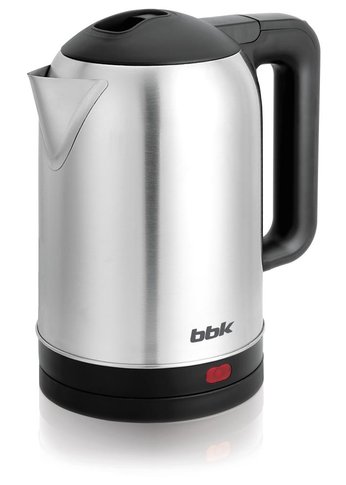 Чайник электрический BBK EK1809S 1.8л 2200Вт нержавеющая сталь/черный