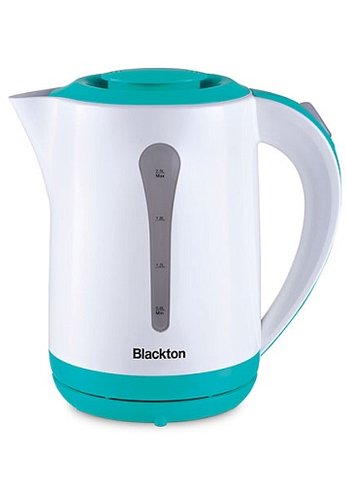 Чайник электрический Blackton Bt KT1730P 2.5л 2200Вт белый/бирюзовый