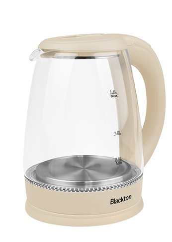 Чайник электрический Blackton Bt KT1800G 1.8л 1500Вт молочный (сткело)