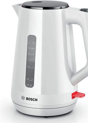 Чайник электрический Bosch TWK1M121 1.7л. 2400Вт белый корпус: пластик