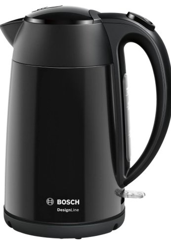 Чайник электрический Bosch TWK3P423 1.7л. 2400Вт черный (корпус: нержавеющая сталь)