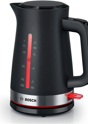 Чайник электрический Bosch TWK4M223 1.7л. черный корпус: пластик