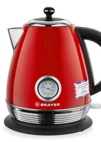 Чайник электрический Brayer BR1007RD 1.7л 2200Вт красный