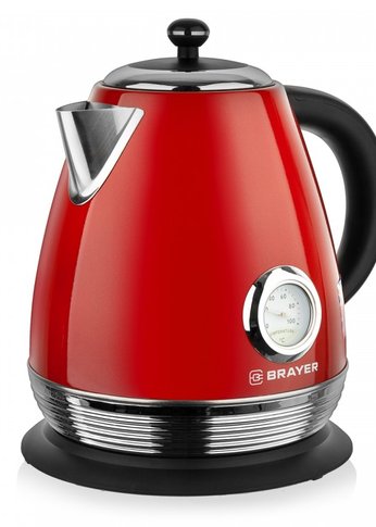 Чайник электрический Brayer BR1007RD 1.7л 2200Вт красный