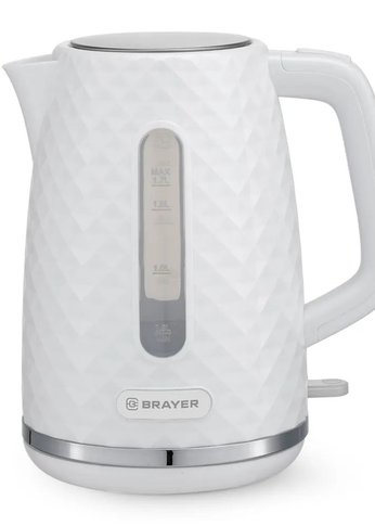 Чайник электрический Brayer BR6104WH 1,7л 2200Вт белый