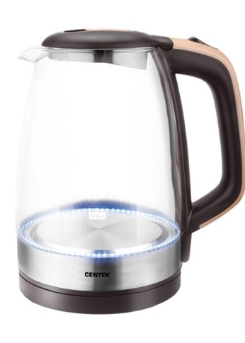 Чайник электрический Centek CT-00651.7л 2200Вт бежевый