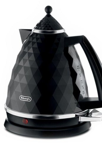 Чайник электрический Delonghi KBJ2001.BK 1.7л. 2000Вт черный (корпус: пластик)