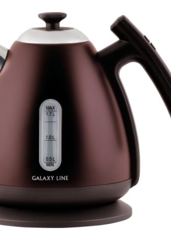 Чайник электрический Galaxy Line GL 0343 1.7л. 2200Вт коричневый (корпус: нержавеющая сталь)