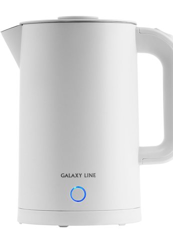 Чайник электрический Galaxy Line GL0362 1.7л. 2200Вт белый корпус: пластик