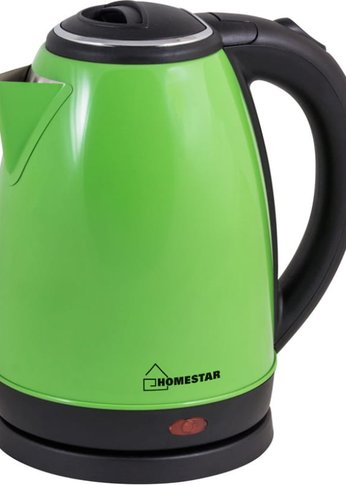 Чайник электрический Homestar HS-1010 1,8л, 1500Вт, зеленый